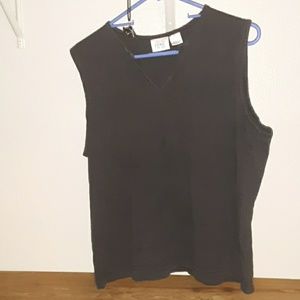 Black tank top
